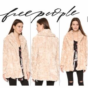 Free People Faux Fur Swing Bliss Coat
